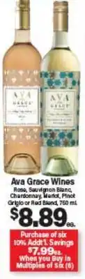 Angelo Caputo's Fresh Market Ava Grace Wines offer