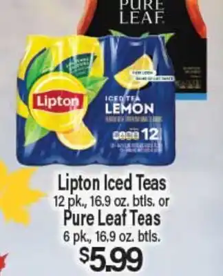 Angelo Caputo's Fresh Market Lipton Iced Teas or Pure Leaf Teas offer