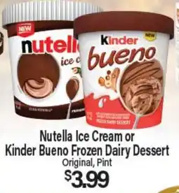 Angelo Caputo's Fresh Market Nutella Ice Cream or Kinder Bueno Frozen Dairy Dessert offer