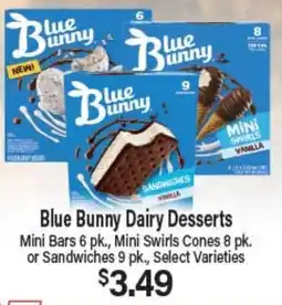 Angelo Caputo's Fresh Market Blue Bunny Dairy Desserts offer