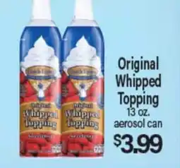 Angelo Caputo's Fresh Market Original Whipped Topping offer