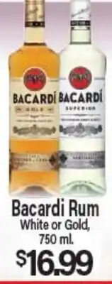 Angelo Caputo's Fresh Market Bacardi Rum offer
