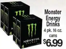 Angelo Caputo's Fresh Market Monster Energy Drinks offer