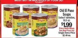 Angelo Caputo's Fresh Market Old El Paso Soups offer