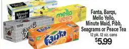 Angelo Caputo's Fresh Market Fanta, Barqs, Mello Yello, Minute Maid, Pibb, Seagrams or Peace Tea offer