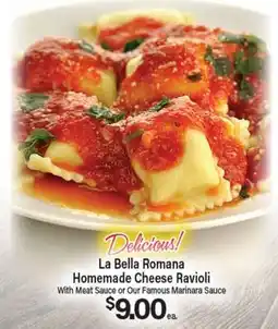 Angelo Caputo's Fresh Market La Bella Romana Homemade Cheese Ravioli offer