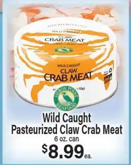Angelo Caputo's Fresh Market Wild Caught Pasteurized Claw Crab Meat offer