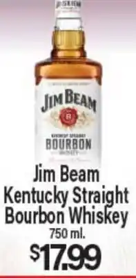 Angelo Caputo's Fresh Market Jim Beam Kentucky Straight Bourbon Whiskey offer