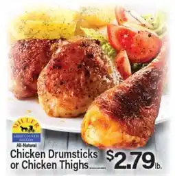 Angelo Caputo's Fresh Market All-Natural Chicken Drumsticks or Chicken Thighs offer