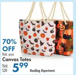 Boscov's Canvas Totes offer