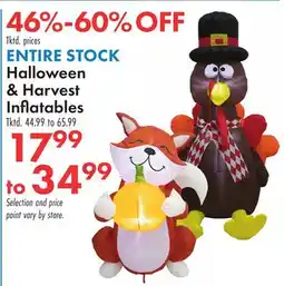 Boscov's Halloween & Harvest Inflatables offer