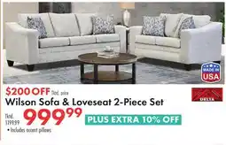 Boscov's Wilson Sofa & Loveseat 2-Piece Set offer