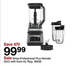 Target Ninja Professional Plus blender DUO with Auto-iQ offer