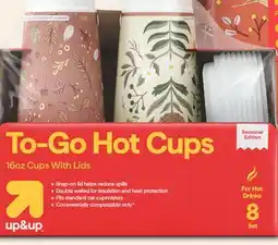 Target up&up 8-ct. 16-oz. fall disposable hot cups offer