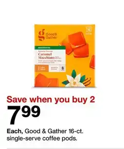 Target Good & Gather 16-ct. single-serve coffee pods offer