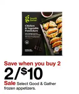 Target Select Good & Gather frozen appetizers offer