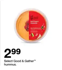 Target Select Good & Gather hummus offer