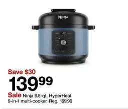 Target Ninja 6.5-qt. HyperHeat 9-in-1 multi-cooker offer