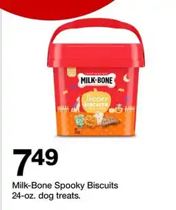 Target Milk-Bone Spooky Biscuits 24-oz. dog treats offer