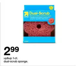 Target up&up 1-ct. dual-scrub sponge offer