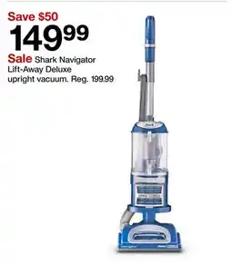 Target Shark Navigator Lift-Away Deluxe upright vacuum offer