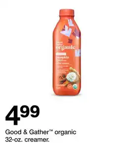 Target Good & Gather organic 32-oz. creamer offer