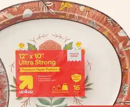 Target up&up 16 ct. 12 fall paper plates offer