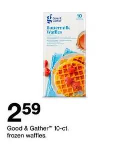 Target Good & Gather 10 ct. frozen waffles offer