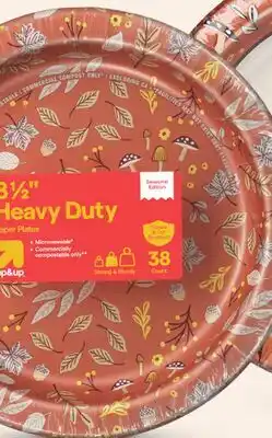 Target up&up 38 ct. 8.5 fall paper plates offer