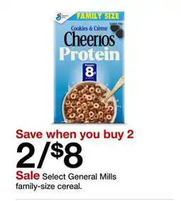 Target Sale Select General Mills family-size cereal offer