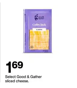 Target Select Good & Gather sliced cheese offer