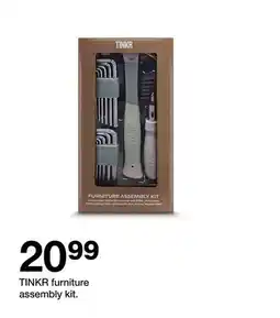 Target TINKR furniture assembly kit offer