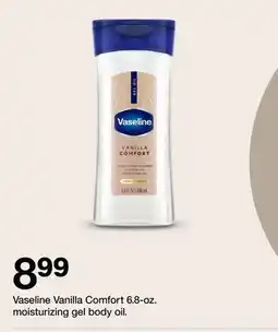 Target Vaseline Vanilla Comfort 6.8-oz. moisturizing gel body oil offer