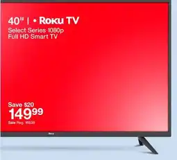 Target Select 40 Series 1080p Full HD Smart TV offer