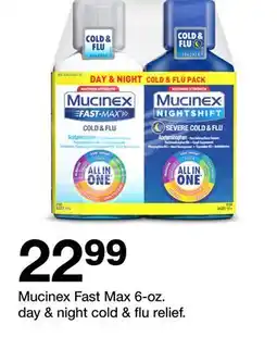 Target Mucinex Fast Max 6-oz. day & night cold & flu relief offer