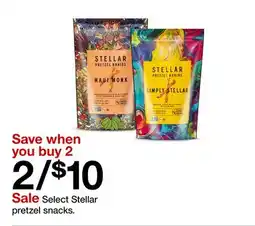 Target Sale Select Stellar pretzel snacks offer