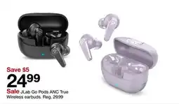 Target JLab Go Pods ANC True Wireless earbuds offer