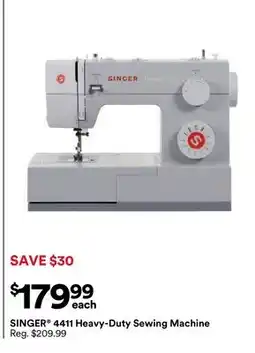 Michaels SINGER 4411 Heavy-Duty Sewing Machine offer