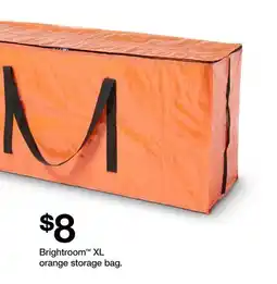 Target Brightroom XL orange storage bag offer