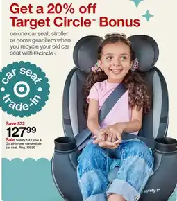 Target Safety 1st Grow & Go All-in-one Convertible Car Seat offer