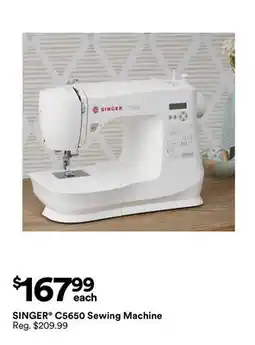 Michaels SINGER C6650 Sewing Machine offer