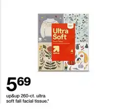Target up&up 260-ct. ultra soft fall facial tissue offer