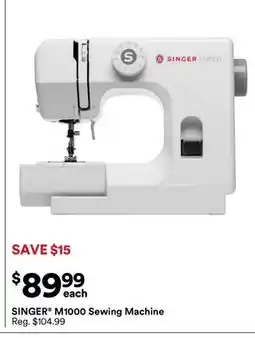 Michaels SINGER M1000 Sewing Machine offer