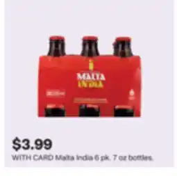 CVS Malta India 6 pk. 7 oz bottles offer