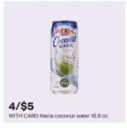CVS Iberia coconut water 16.9 oz offer