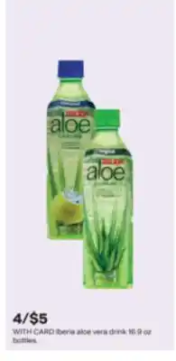 CVS Iberia aloe vera drink 16.9 oz bottles offer