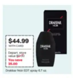 CVS Drakkar Noir EDT spray 6.7 oz offer