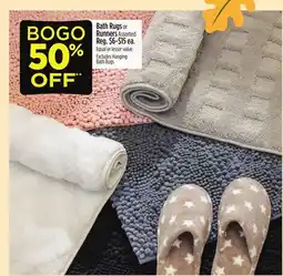 Dollar General Bath Rugs or Runners Assorted offer