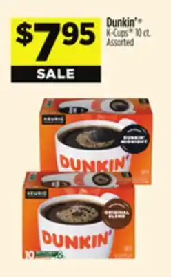 Dollar General Dunkin K-Cups offer