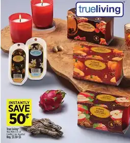 Dollar General True Living Wax Melts 6 ct. or Candles 2 pk offer